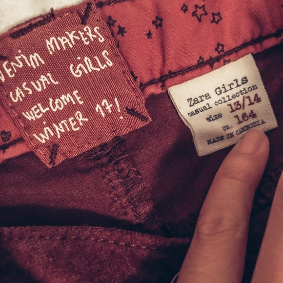 Maroon jeans - Picture 4 of 4